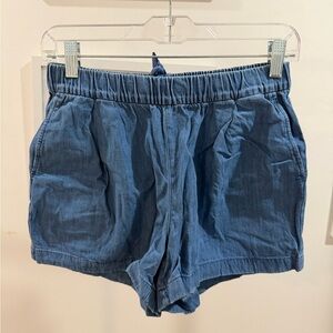 Uniqlo High Waist Blue Women's Shorts